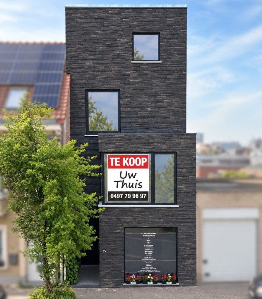 Maison d'architecte. Béton brut. Des lignes épurées., Immo, Maison 2 façades, 187 m², 61 kWh/m²/an, Ostende