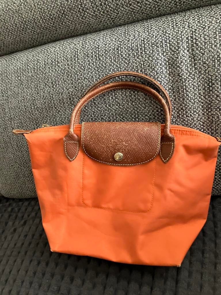 Sac à main Longchamp le pliage 30 x 20 x 13,5 cm, Enlèvement ou Envoi, Utilisé, Sac à main