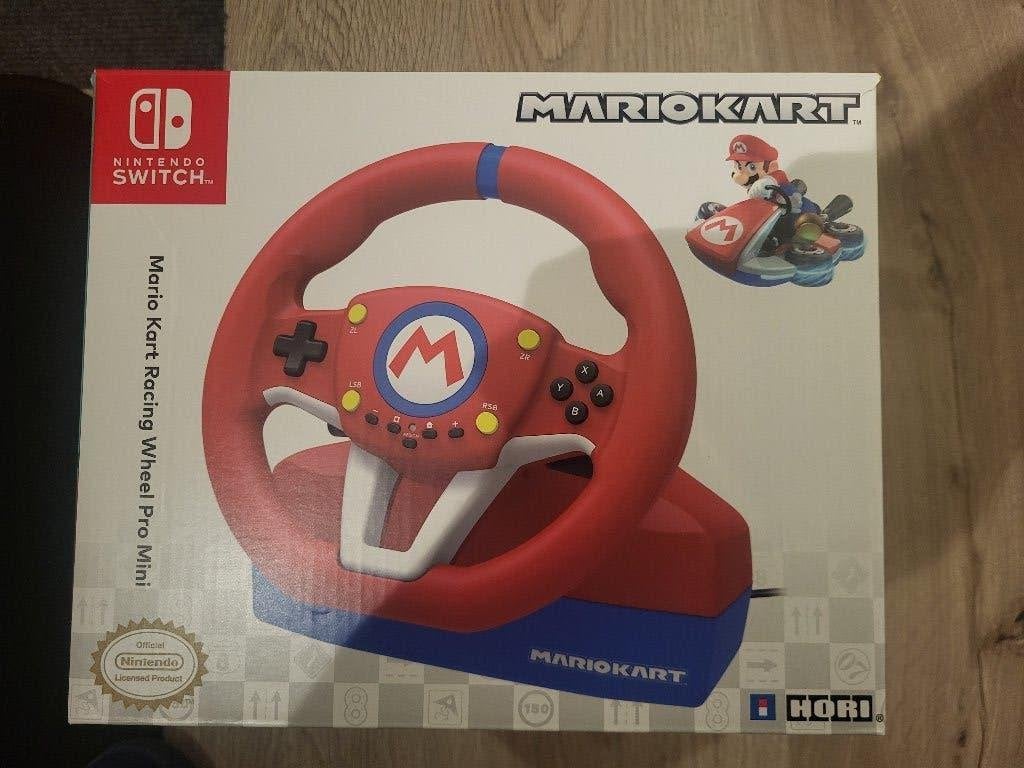 Mario Kart Racing Wheel Pro Mini, Games en Spelcomputers, Spelcomputers | Nintendo Consoles | Accessoires, Ophalen, Zo goed als nieuw
