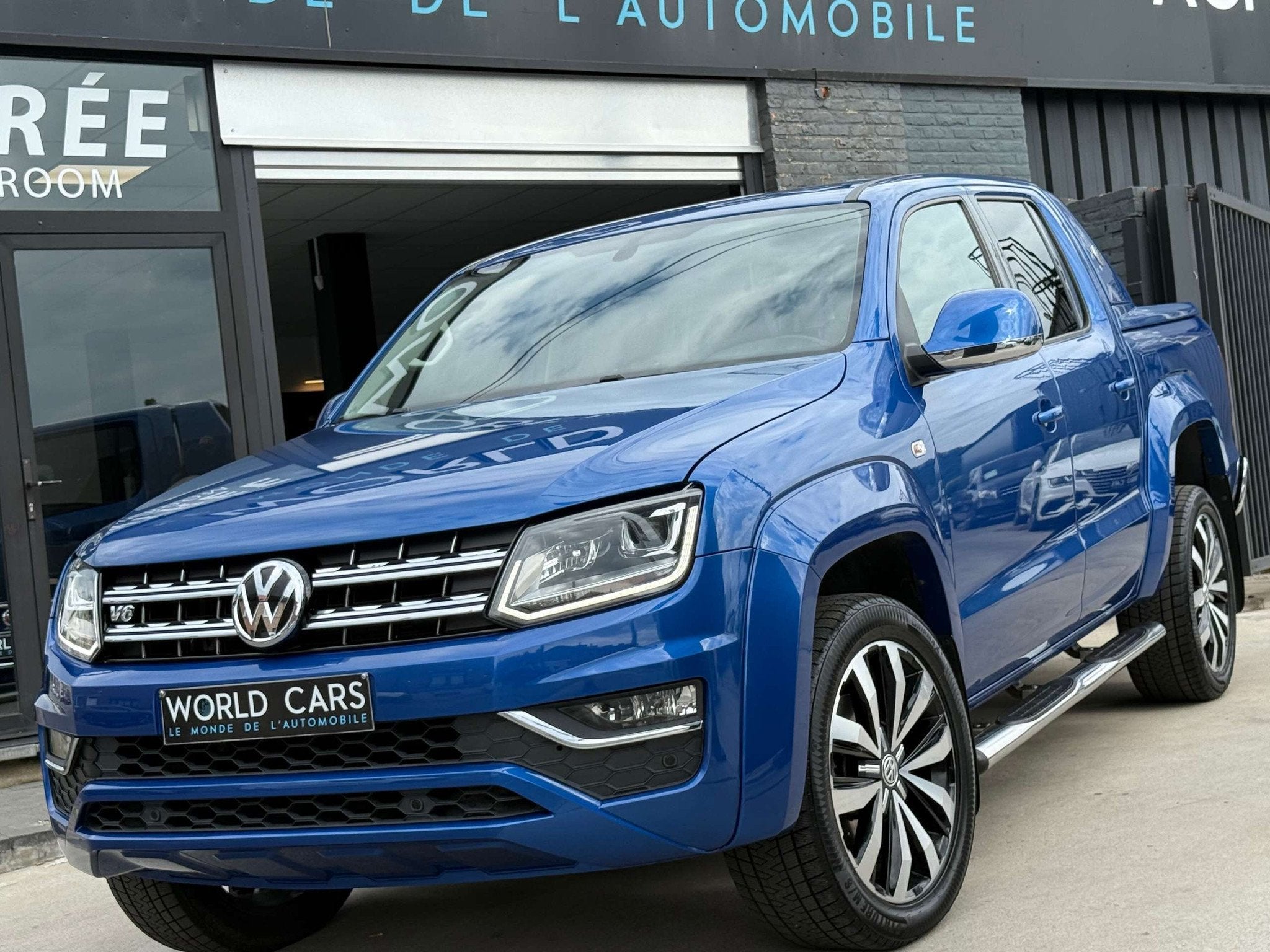 Volkswagen Amarok Amarok 3.0 V6 TDi 4Motion AVENTURA - TVAC/, Auto's, Volkswagen, Automaat, 4 deurs, Gebruikt, Blauw