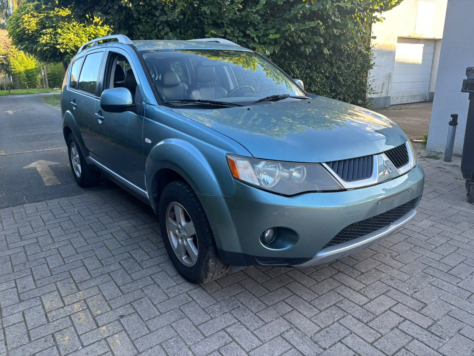 Mitsubishi Outlander 2.0 DI-D 4x4, Auto's, 1998 cc, Outlander, Zwart, Leder