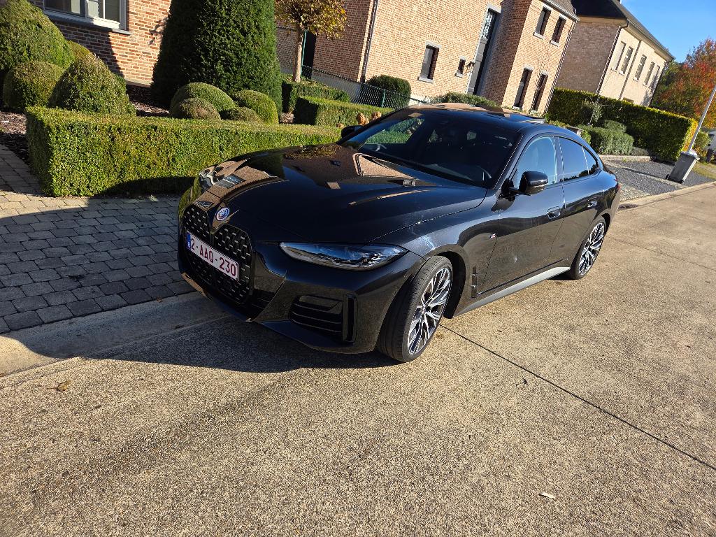 Bmw 430i A Gran Coupé, Auto's, Automaat, Zwart, Leder, Bruin