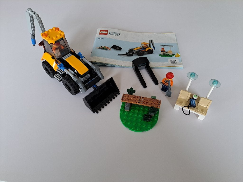 Lego Graafmachine – 60385, Kinderen en Baby's, Speelgoed | Duplo en Lego, Lego, Ophalen of Verzenden, City, Gebruikt