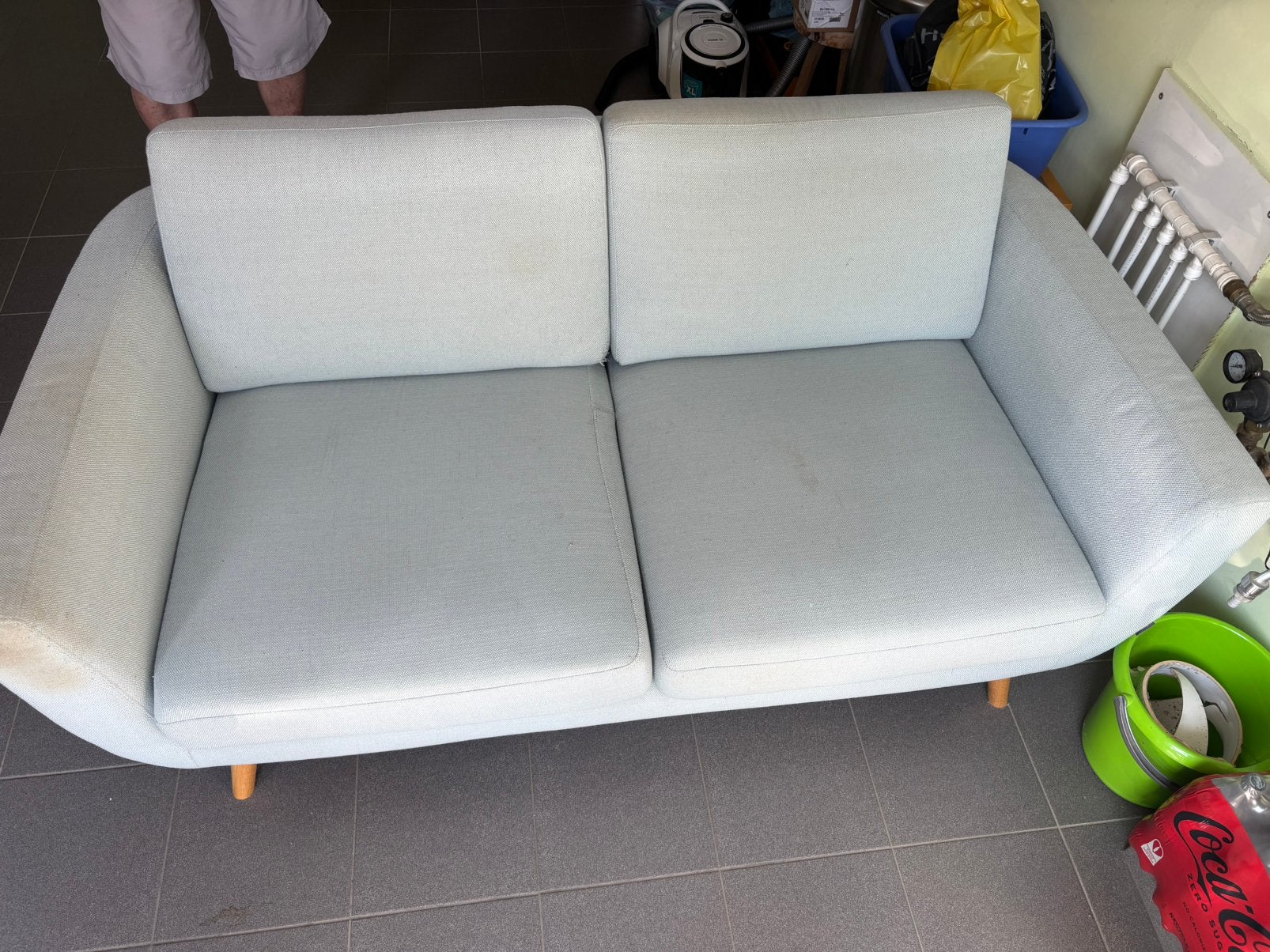 2-persoon zitbank, Huis en Inrichting, Zetels | Zetels, Kunststof, Gebruikt, 150 tot 200 cm, Tweepersoons