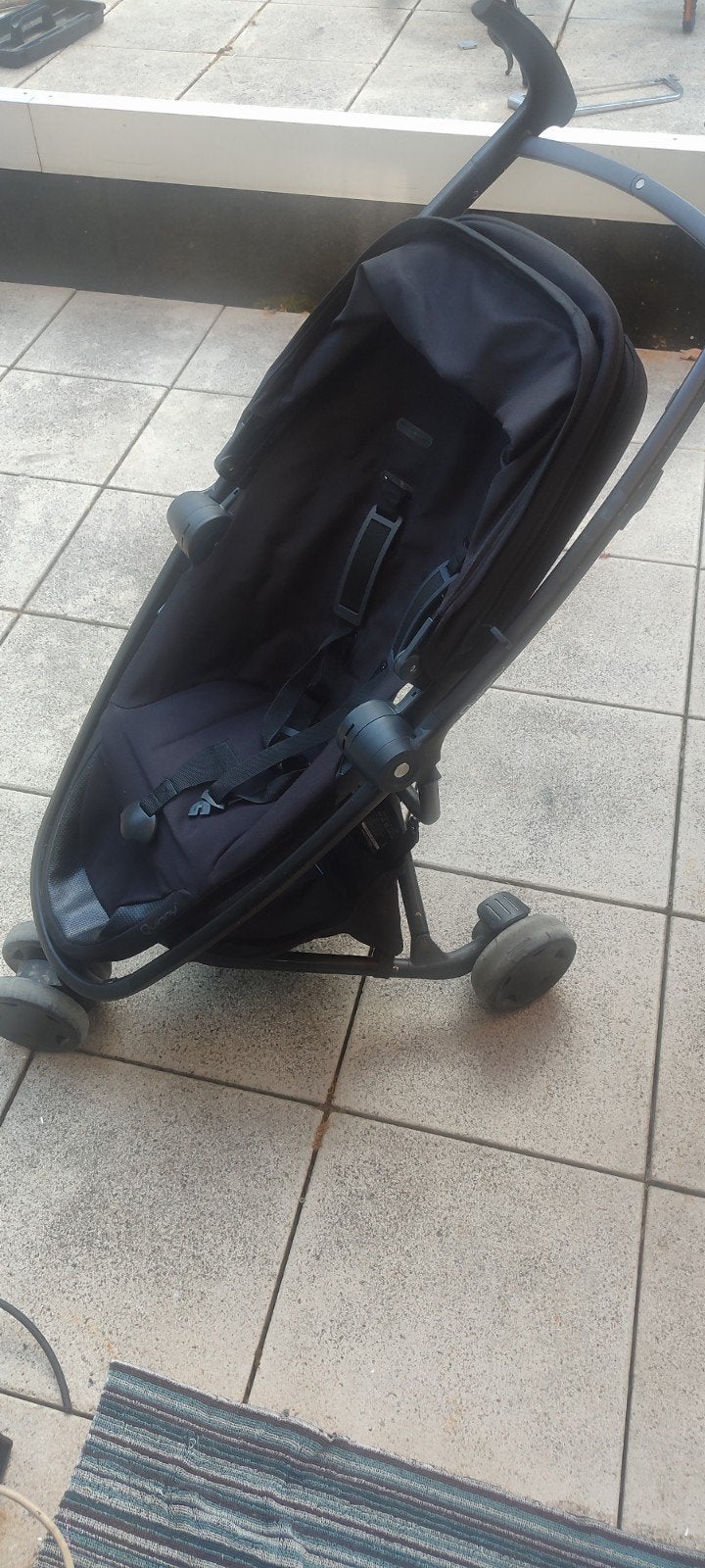 Poussette quinny zappé flex noir, Kinderen en Baby's, Buggy's, Quinny