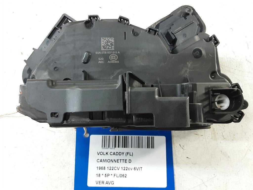 SERRURE DE PORTE AVANT GAUCHE Caddy IV (5TB837015A), Volkswagen, Gauche, Mevr. I. Hauben, Utilisé