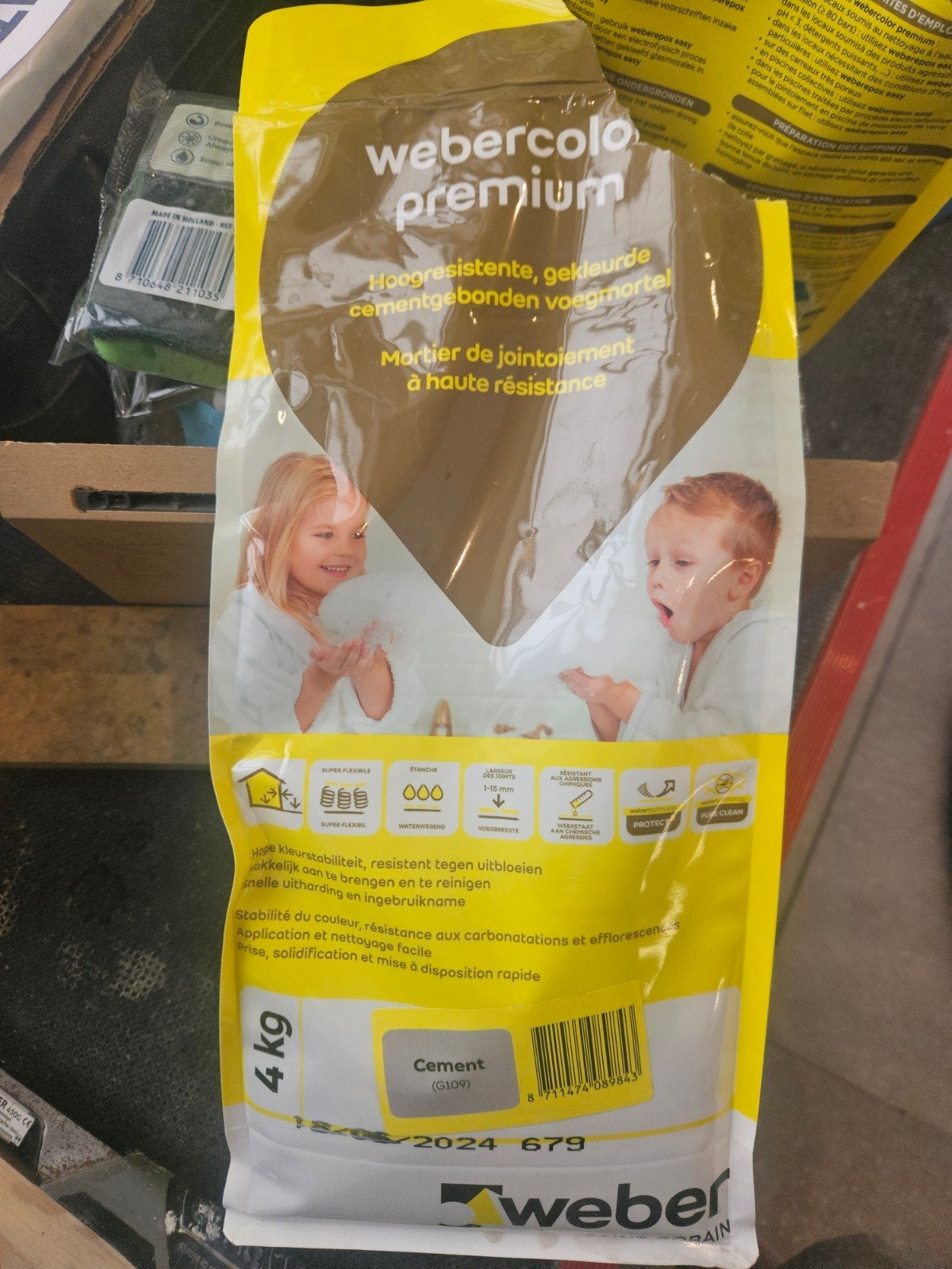 weber voegmortel, Doe-het-zelf en Bouw, Ophalen