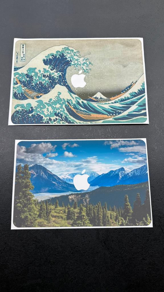 Stickers / skins pour MacBook (Apple) – 13” et 15” – 5 € /p, Enlèvement, Comme neuf, MacBook