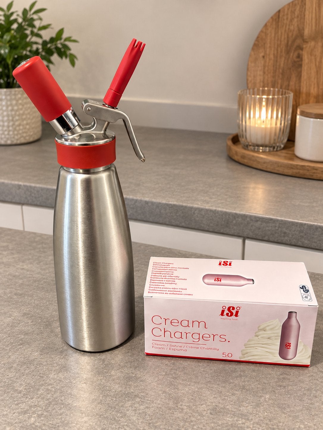 Siphon isi + cartouches, Enlèvement, Utilisé