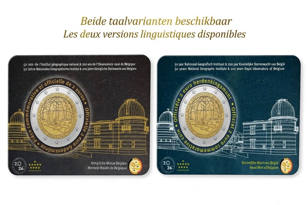 Belgie 2 Euro Coincard 2026, Postzegels en Munten, Ophalen of Verzenden, België, Overige waardes, Losse munt