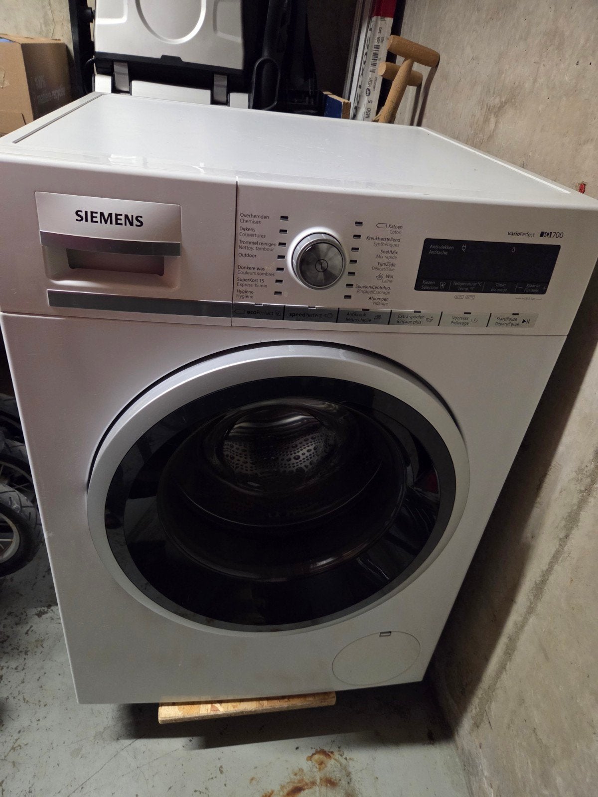 wasmachine Siemens Vario perfect iq700, Ophalen, Zo goed als nieuw, Bovenlader, Energieklasse A of zuiniger