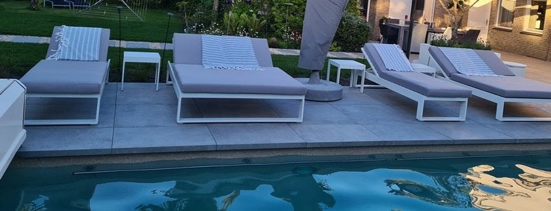 Design ligbedden uit voorraad lverbaar, Tuin en Terras, Verzenden, Nieuw