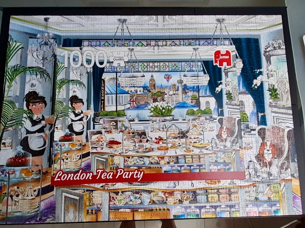 Jumbo puzzel 1000 stukjes, Hobby en Vrije tijd, Ophalen, 500 t/m 1500 stukjes, Zo goed als nieuw, Legpuzzel