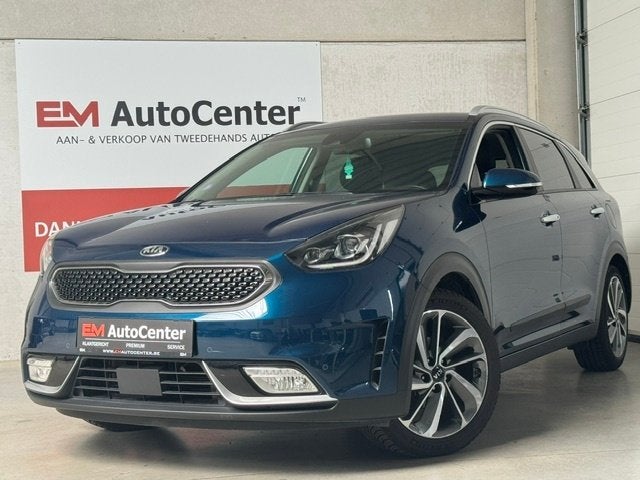 Kia Niro 1.6 GDI HEV Automaat-LED-Acc-Camera-Leder-JBL-Gps.., Auto's, Kia, Bedrijf, Te koop, Niro, Achteruitrijcamera, Hybride Elektrisch/Benzine