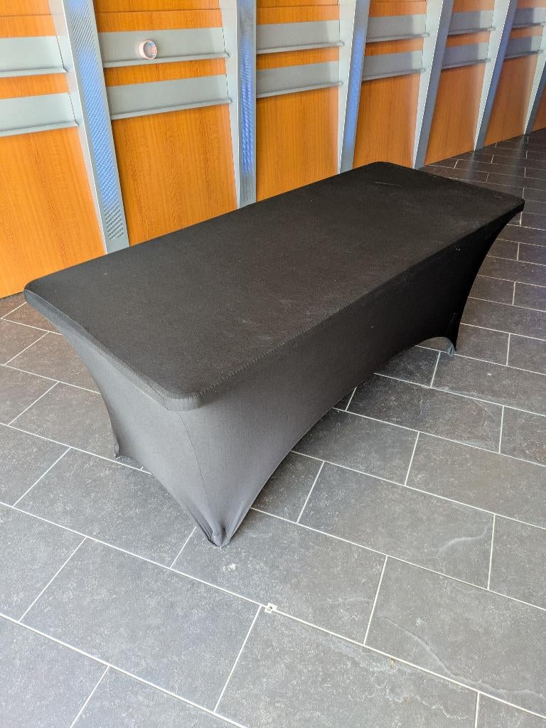 Klapbare eventtafel met zwarte overtrekhoes, Enlèvement, Neuf, sans emballage, Mobilier