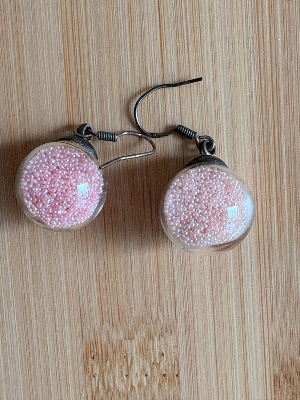 Boucle d’oreille en argent 925, Enlèvement ou Envoi, Utilisé, Rose, Argent