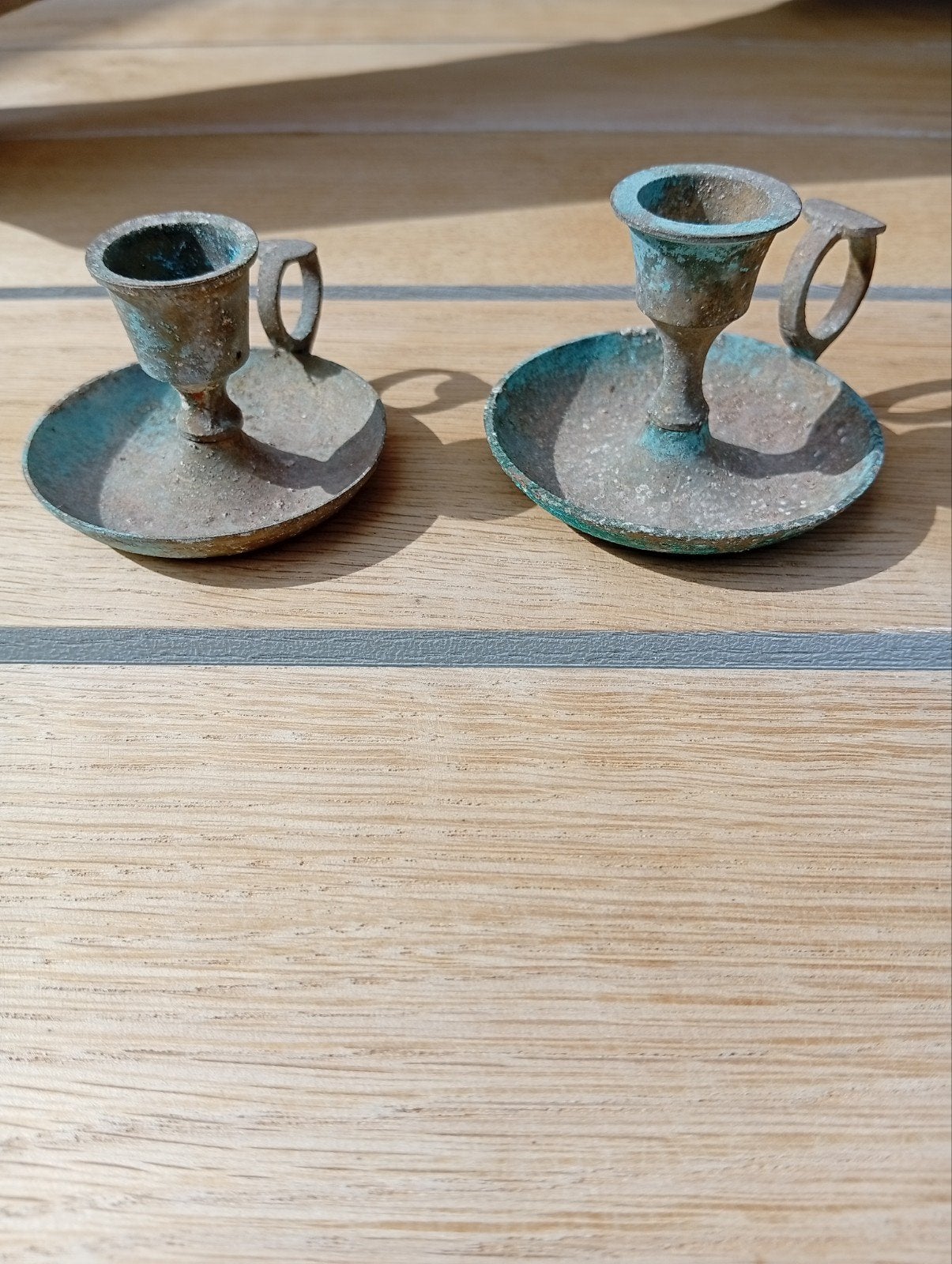 Antieke kandelaartjes, Antiek en Kunst, Ophalen