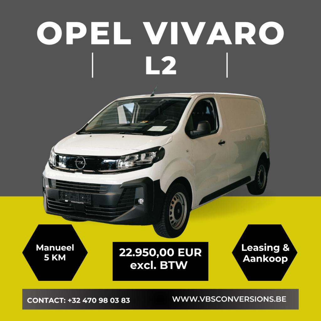 Opel Vivaro en stock – L2, L3 & Flexcab – dispo immédiate, Euro 6, Entreprise, Noir, 5 portes