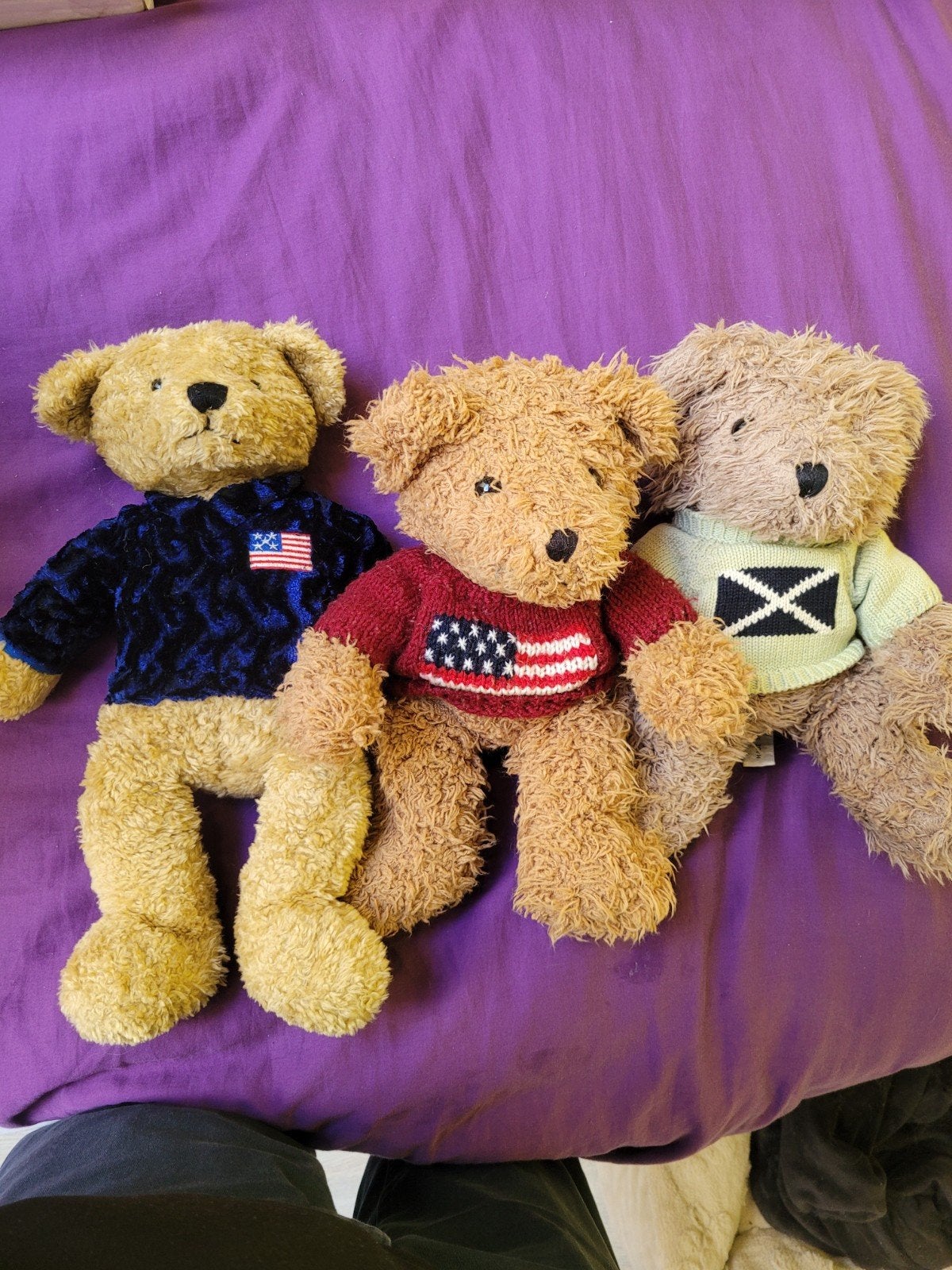 3 mooie teddyberen, Overige merken, Overige karakters, Beer, Ophalen of Verzenden