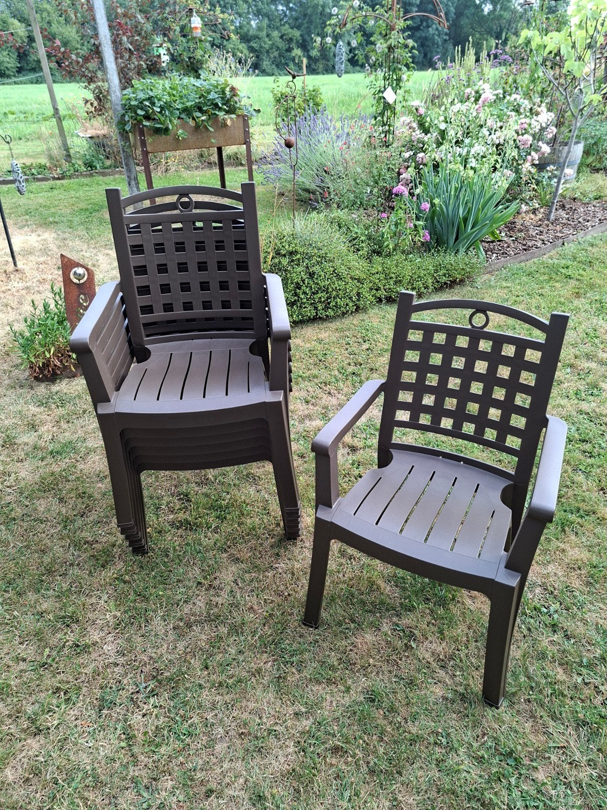 8 fauteuils de jardin Grosfillex, Jardin & Terrasse, Enlèvement