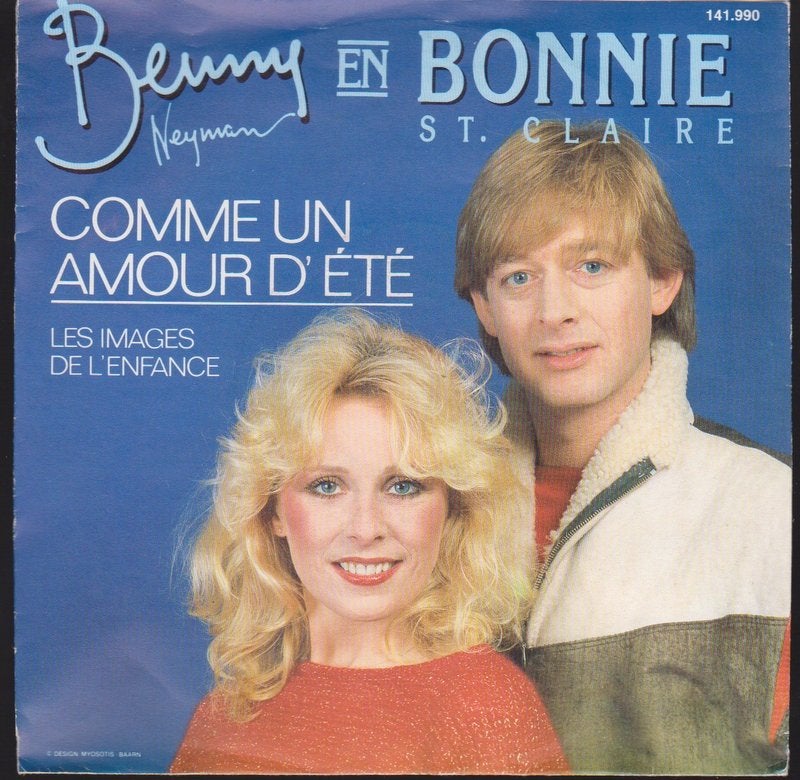 BENNY NEYMAN & BONNIE ST.CLAIRE /COMME UN AMOUR, CD & DVD, 7 inch, Comme neuf, Enlèvement, Chanson réaliste ou Smartlap