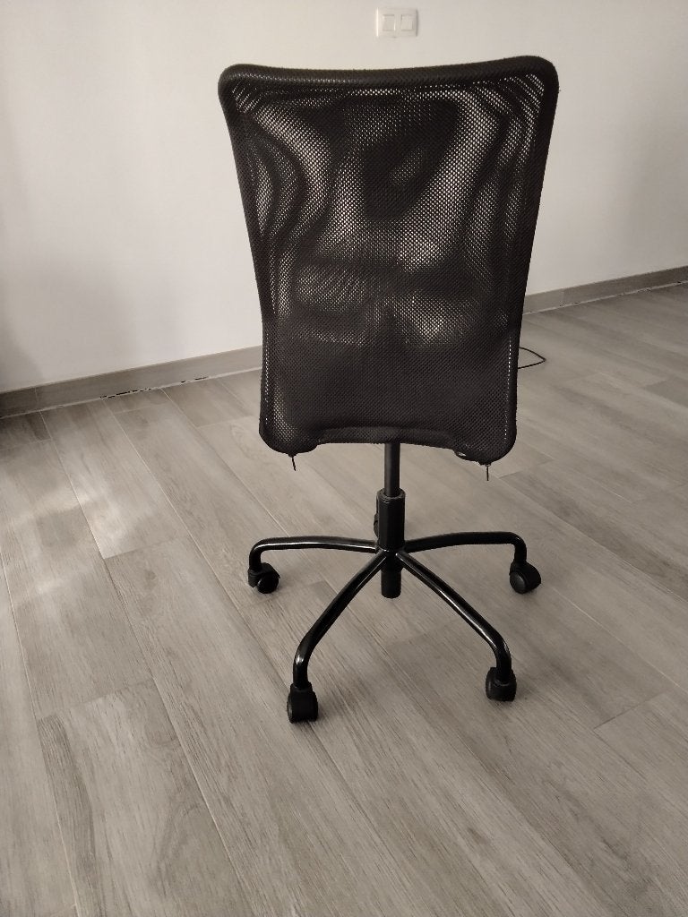 Bureaustoel, Ophalen, Gebruikt, Zwart, Bureaustoel