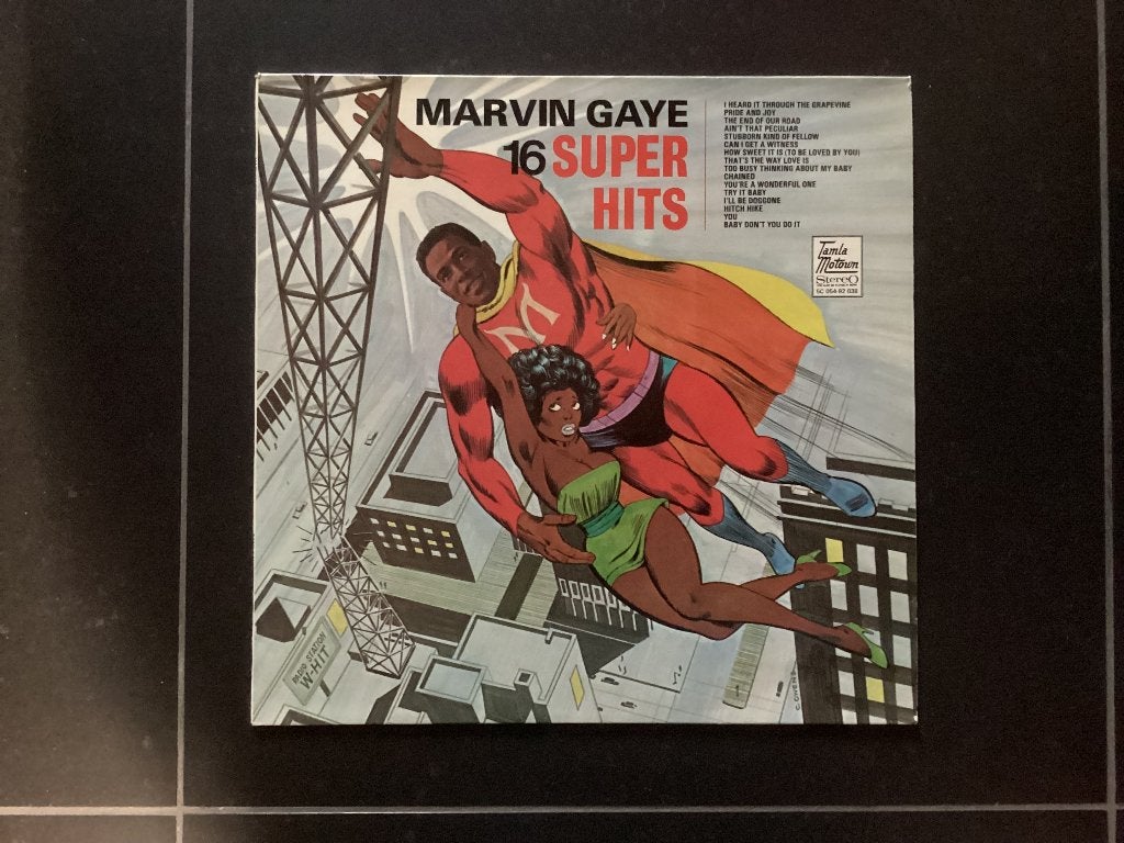 Marvin Gaye – 16 Super Hits Originele vinyl lp uit 1970, Cd's en Dvd's, Ophalen of Verzenden, Gebruikt