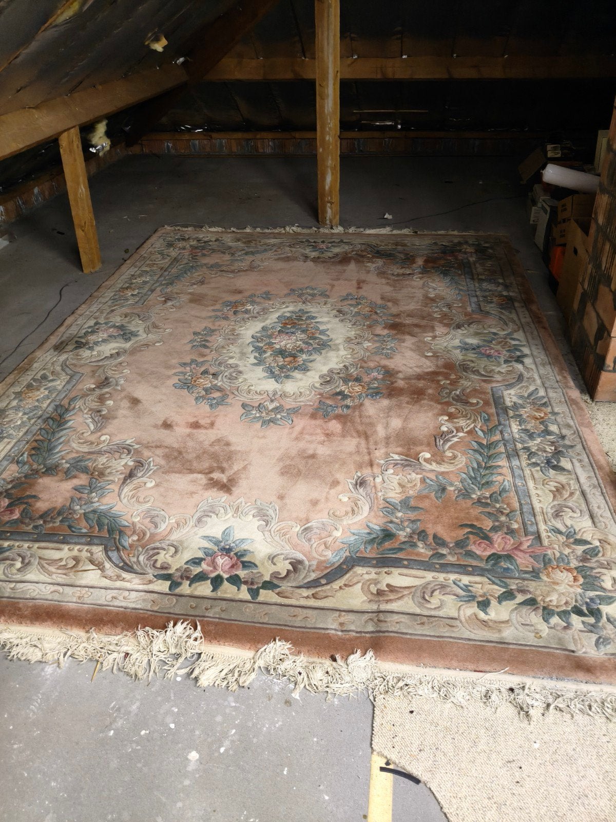 Chinese mat, Ophalen