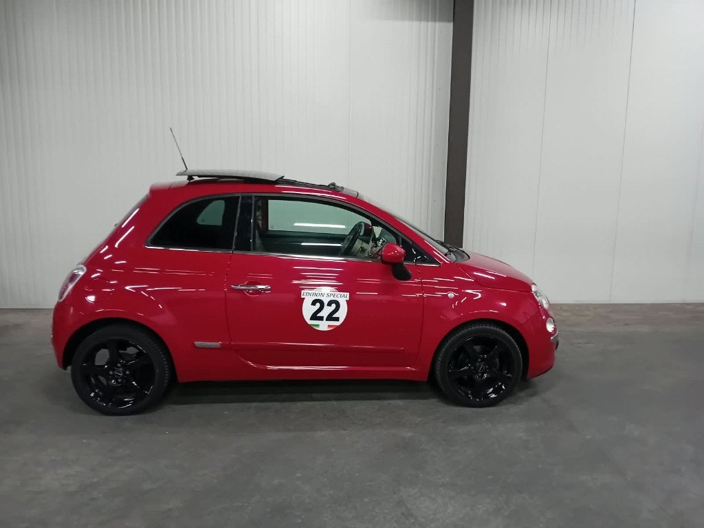 Fiat 500, Multifunctioneel stuurwiel, Euro 5, Stof, Beige