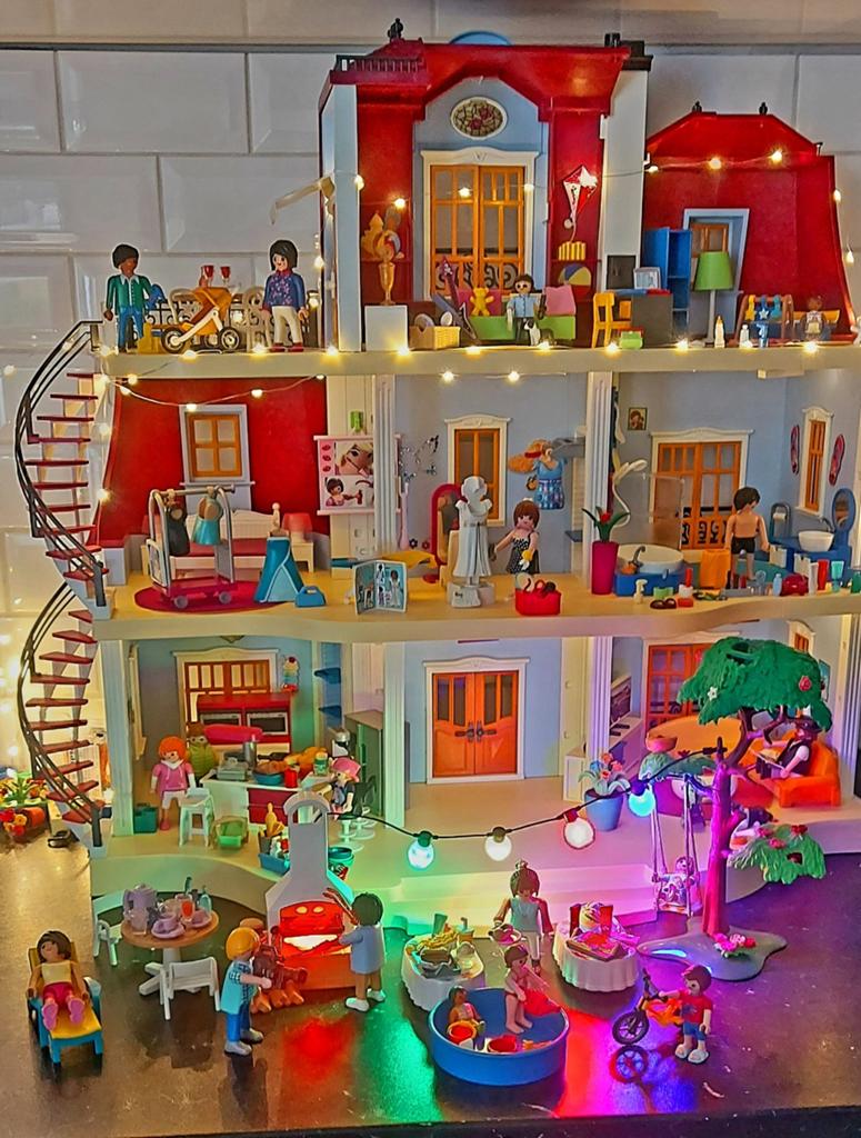 Playmobil maison dollhouse avec barbecue, Enfants & Bébés, Jouets | Playmobil, Enlèvement