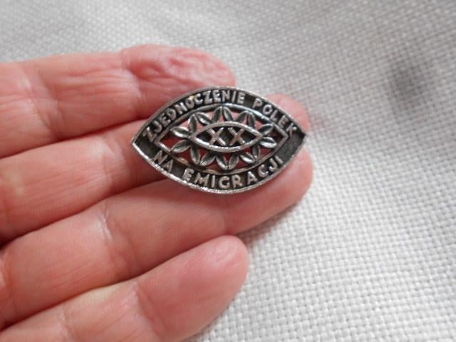 1966, broche, Pologne, Union des femmes polonaises en exil, Antiquités & Art, Enlèvement ou Envoi