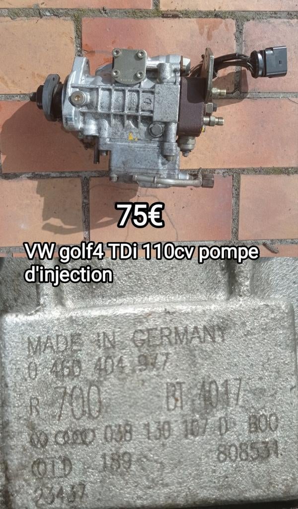golf 4 TDi 110cv pompe direction voir les photos, Enlèvement