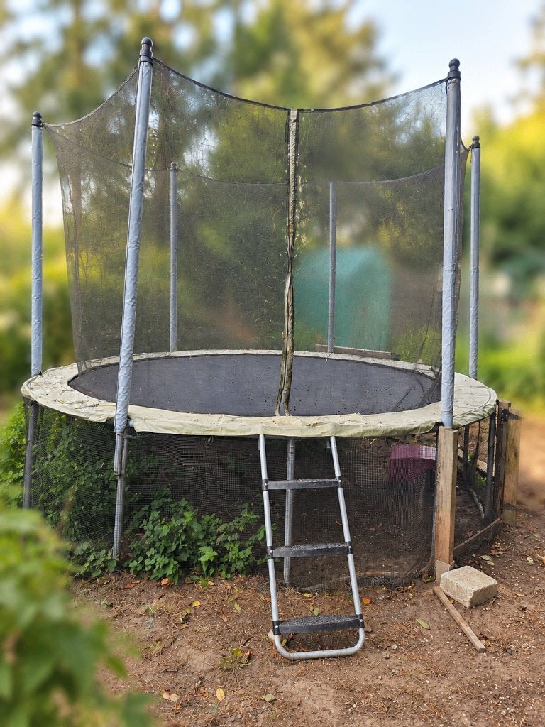 Trampoline 360 cm, Enlèvement, Utilisé