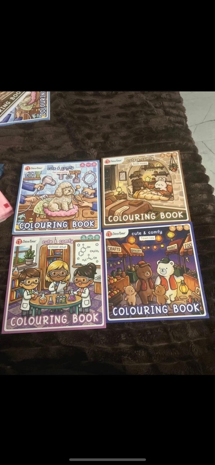 cozy colouring books set, Ophalen of Verzenden, Zo goed als nieuw