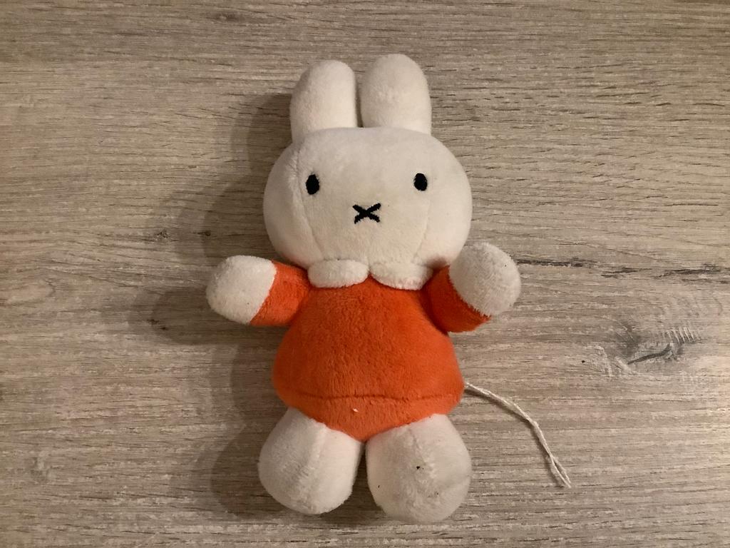 Nijntje pluche character (20 cm) (Rammelaar), Oranje, Overige merken, Konijn, Nijntje