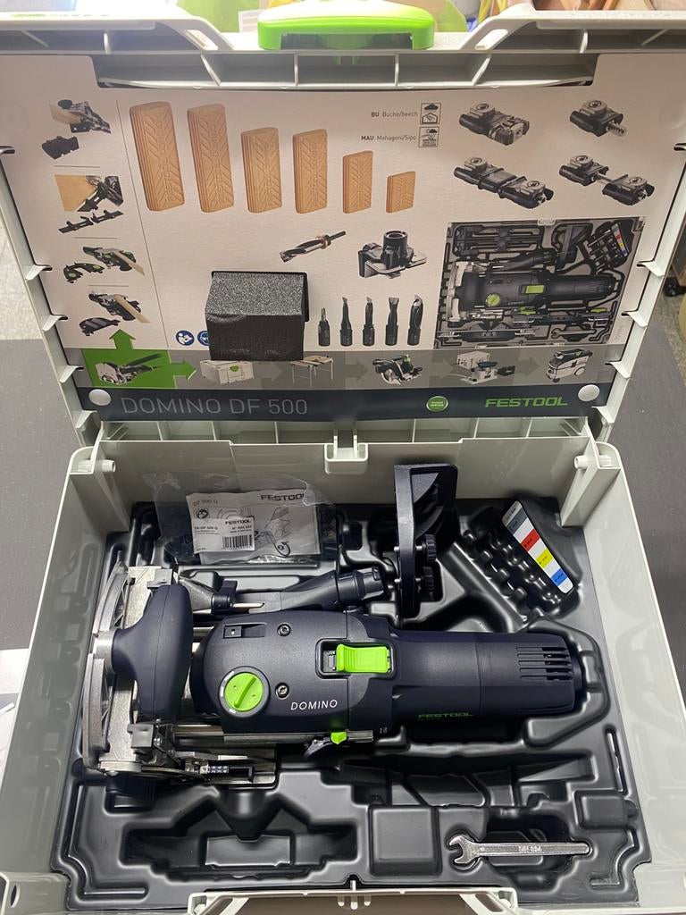 Festool Domino DF500, Ophalen, Zo goed als nieuw