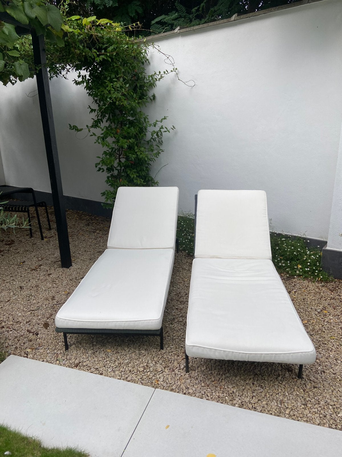 Prachtig koppel ligstoelen AMPM (La Redoute), Enlèvement, Comme neuf