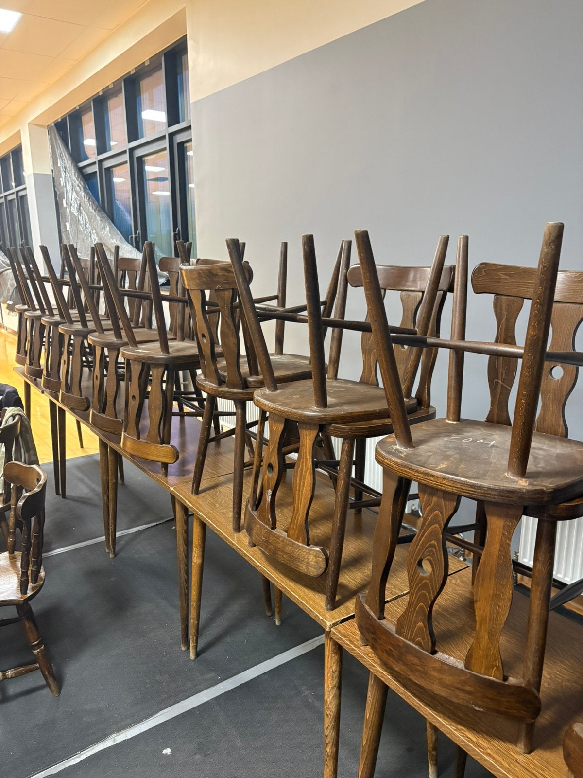 Chaises et tables, Maison & Meubles, Chaises, Brun, Enlèvement, Bois, Cinq, Six Chaises ou plus