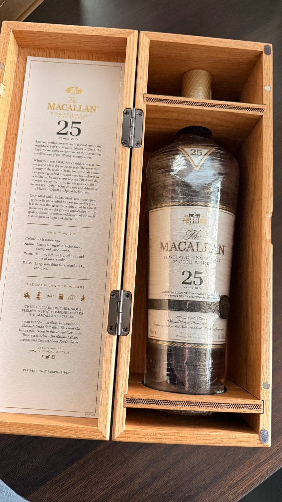 Macallan 25 jaar, Verzamelen, Ophalen, Nieuw