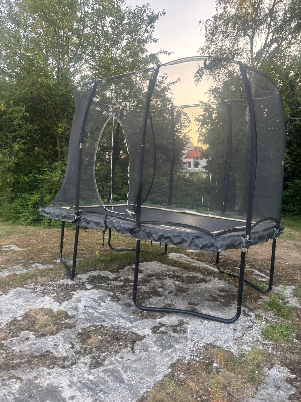 Trampoline, Ophalen, Gebruikt