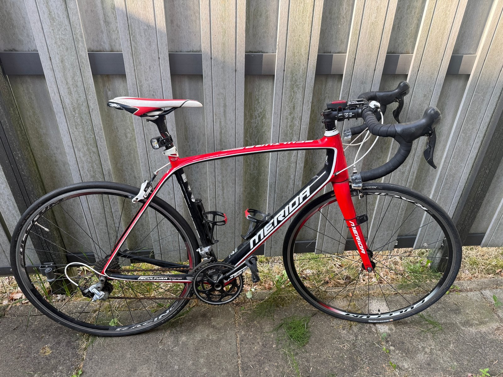 Merida Scultura Comp 905 Carbon Racefiets – Shimano Ultegra, Fietsen en Brommers, 28 inch, Gebruikt, Carbon, Velgrem