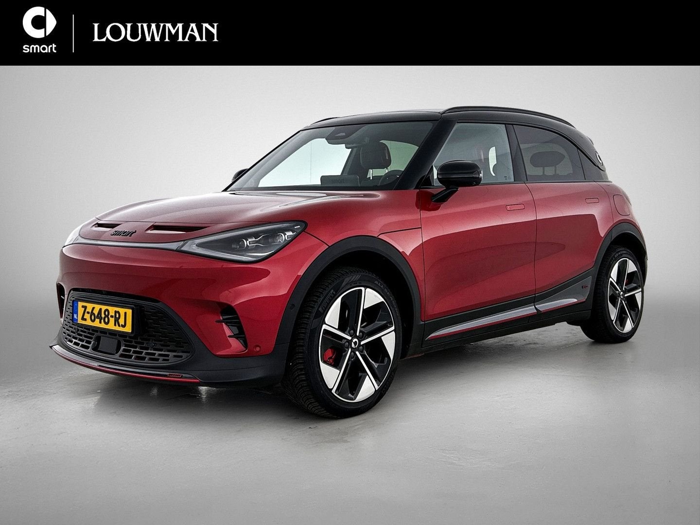 Smart #1 BRABUS 66 kWh | 429PK | Toit Pano | Warmtepomp | Ro, Rouge, Autres modèles, Achat, Noir