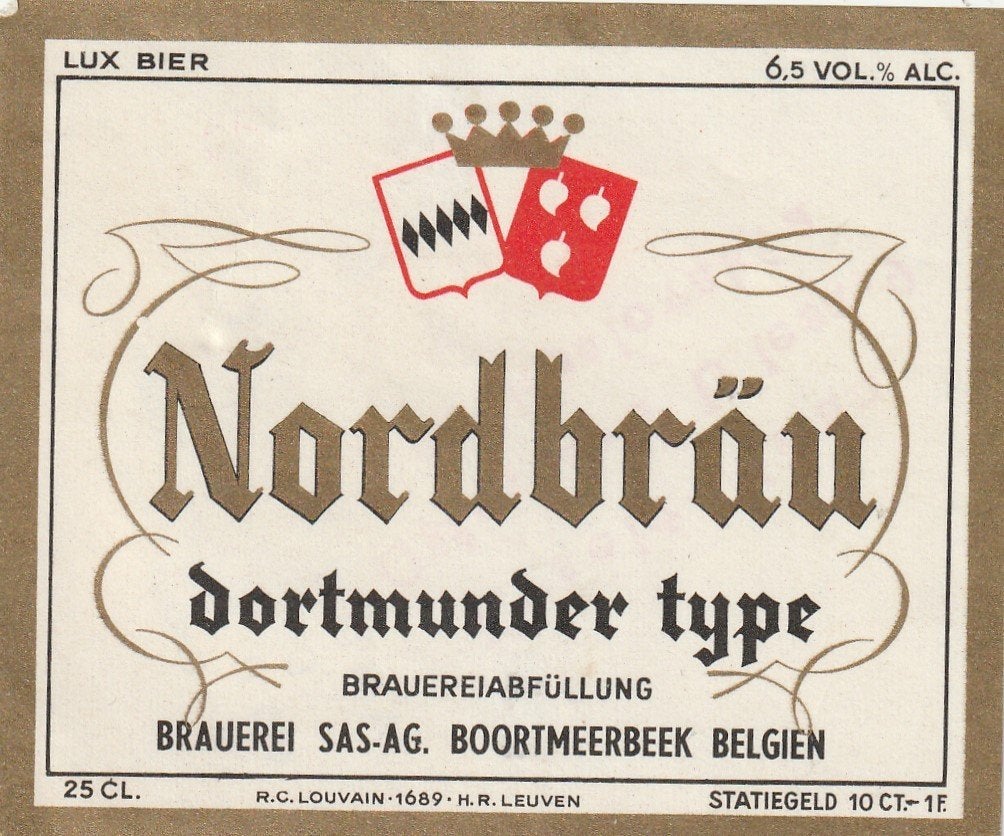 bieretiket Ecluse Het Sas Boortmeerbeek : Nordbräu #2, Verzamelen, Verzenden, Gebruikt, Overige typen, Overige merken