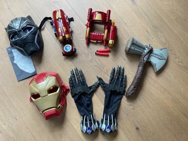 Hero Mashers + Hasbro Marvel Thanos + Kylo Ren + Avengers..., Kinderen en Baby's, Ophalen of Verzenden