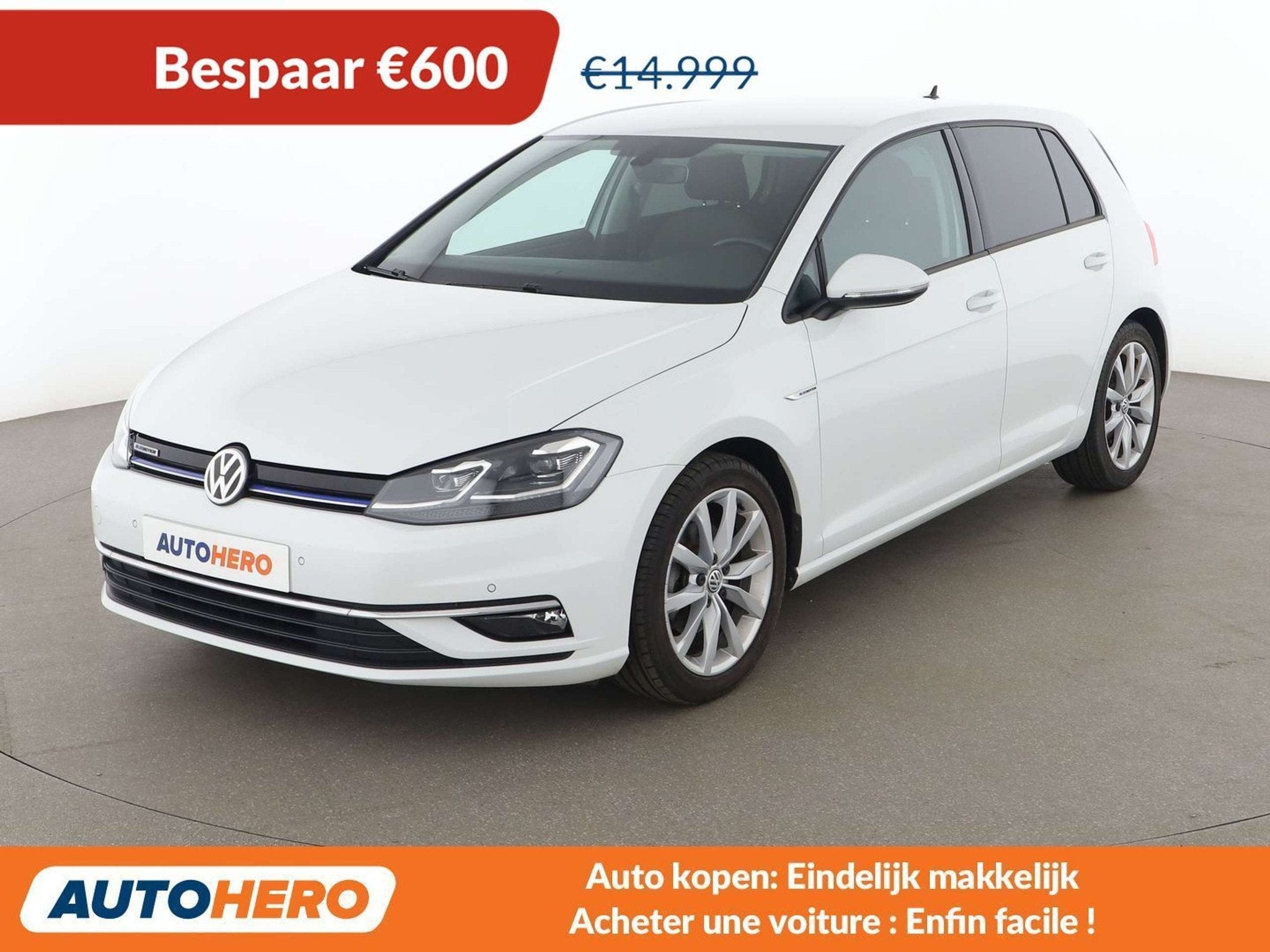 Volkswagen Golf 1.5 TSI ACT Comfortline BlueMotion Tech, Auto's, Volkswagen, Voorwielaandrijving, Stof, Wit, 96 kW