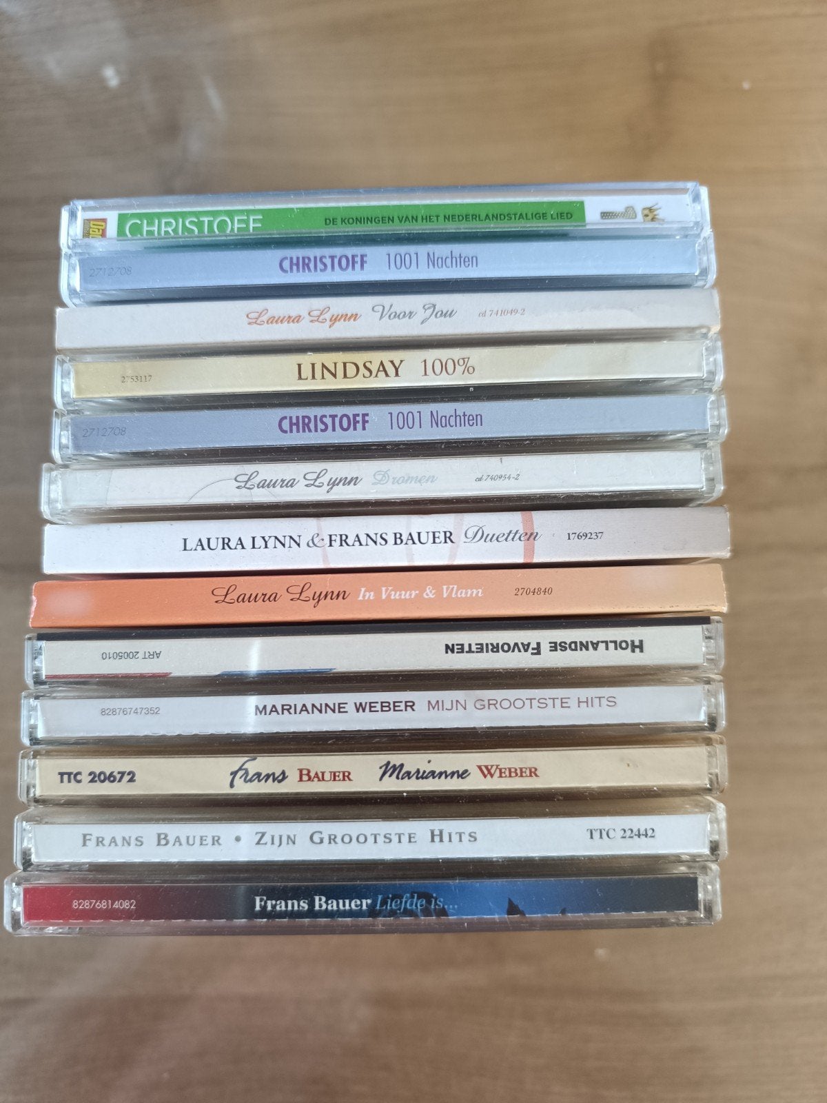 Pakket Laura Lynn, Christoff en Lindsay., Cd's en Dvd's, Ophalen of Verzenden, Zo goed als nieuw, Levenslied of Smartlap, Album