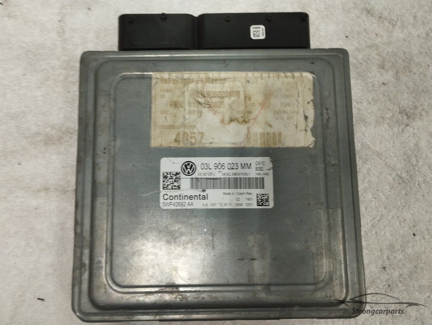 ECU motormanagement Golf 6 03L906023MM 1.6 tdi CAYC, Volkswagen, -, Utilisé, -
