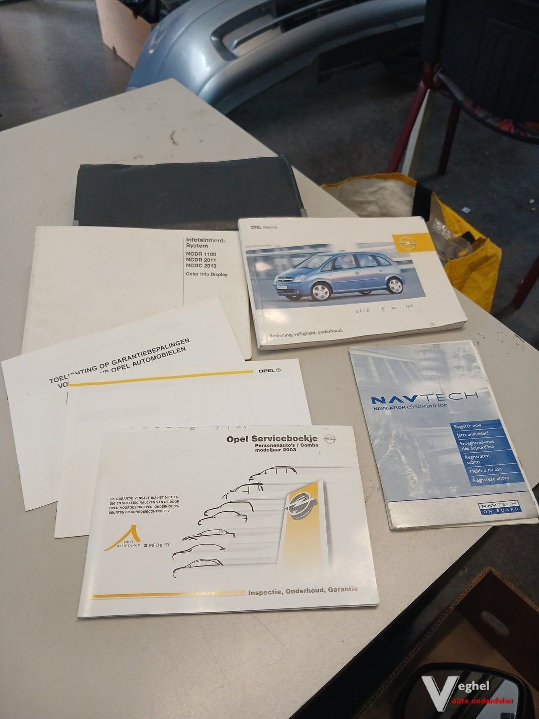 Opel Meriva 1.6/16v 5drs Handleiding/instructie/service boek, Enlèvement ou Envoi