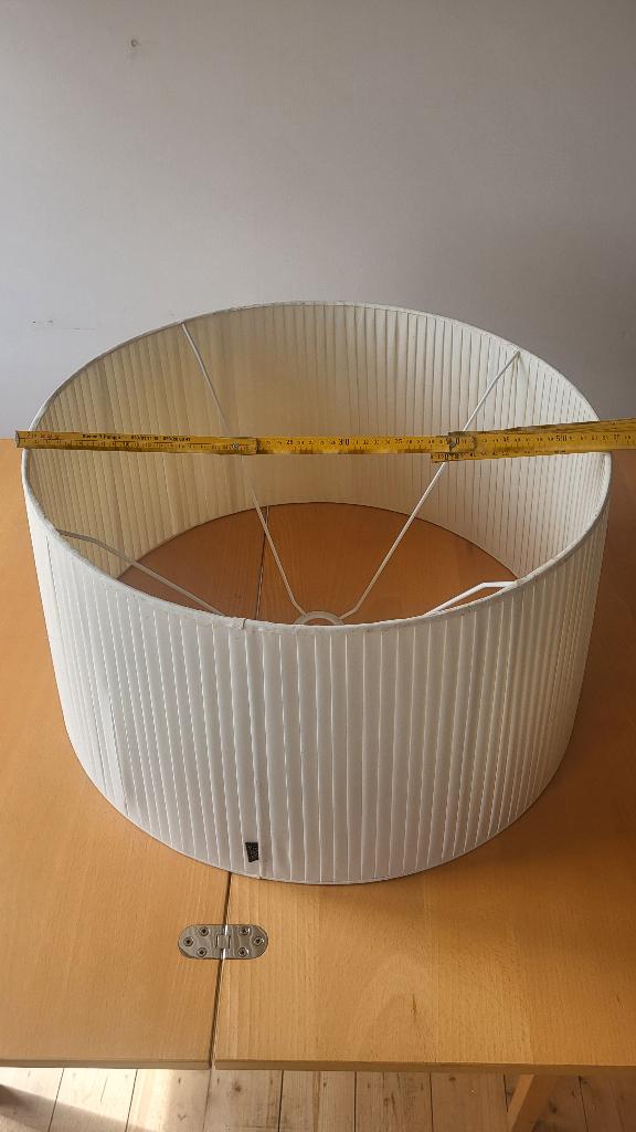 grote lampenkap Vandeheg diameter 60 cm, Ophalen, Gebruikt, Crème, Rond