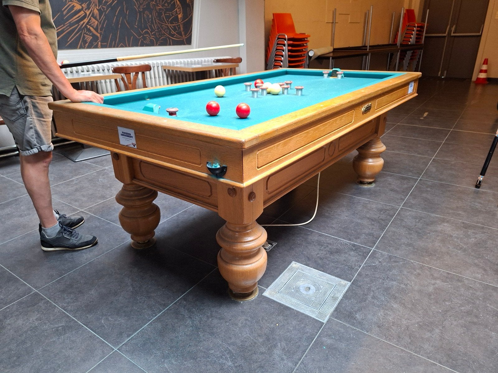 Biljarts,voetbaltafels en meer, Ophalen